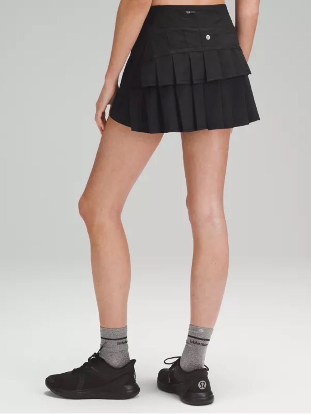 Lululemon Run Pace Setter Skirt Black Size 8